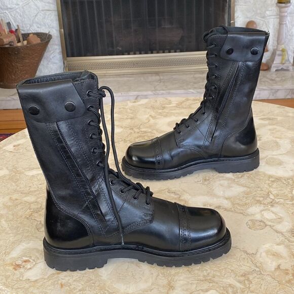 Bates 11" Paratrooper Side-Zip Leather Boots - Picture 8 of 17